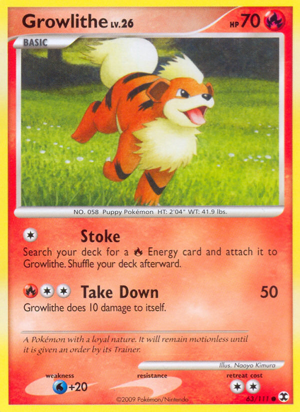 Growlithe (63/111) [Platinum: Rising Rivals] 