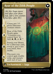 Huatli, Poet of Unity // Roar of the Fifth People [The Lost Caverns of Ixalan Prerelease Cards] 