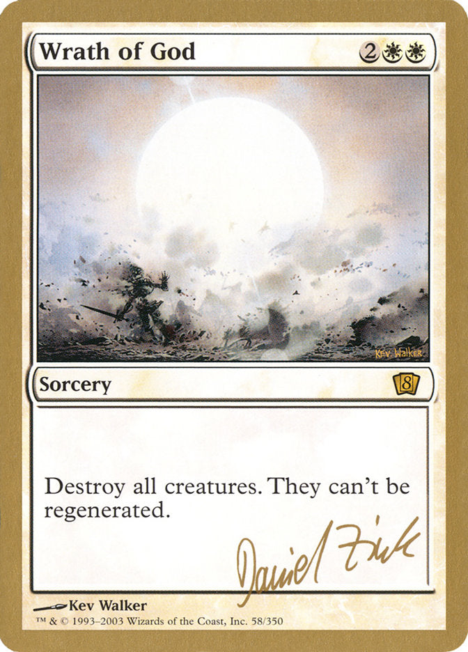 Wrath of God (Daniel Zink) [World Championship Decks 2003] 