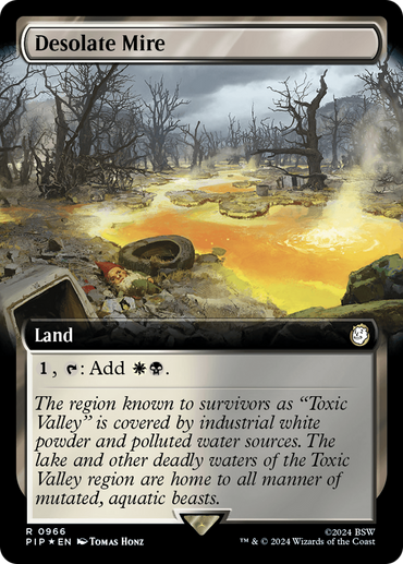 Desolate Mire (Extended Art) (Surge Foil) [Fallout] 