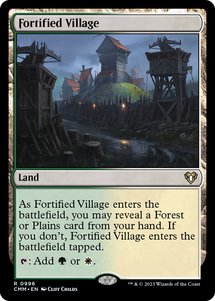 Fortified Village [Commander Masters] 