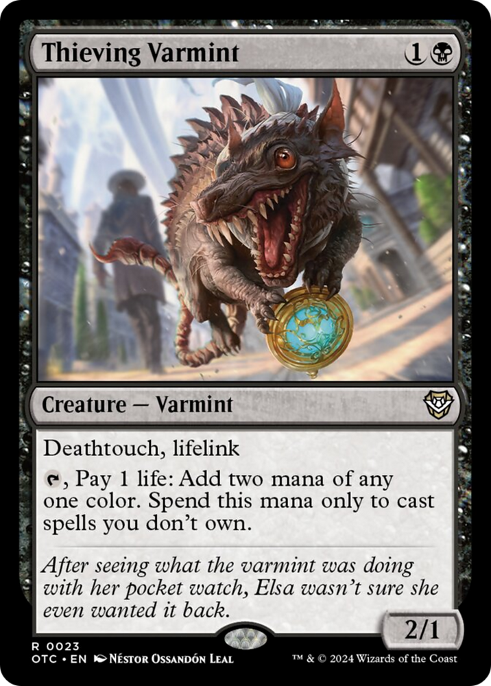 Thieving Varmint [Outlaws of Thunder Junction Commander] 