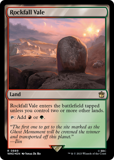 Rockfall Vale (Surge Foil) [Doctor Who] 