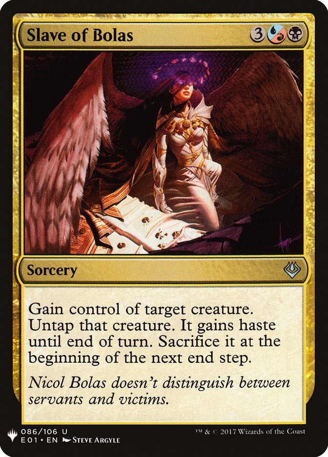 Slave of Bolas [Mystery Booster] 