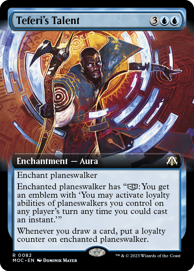 Teferi's Talent (Extended Art) [March of the Machine Commander] 