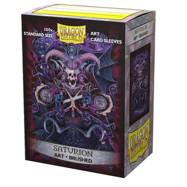 Dragon Shield: Standard 100ct Brushed Art Sleeves - Saturion