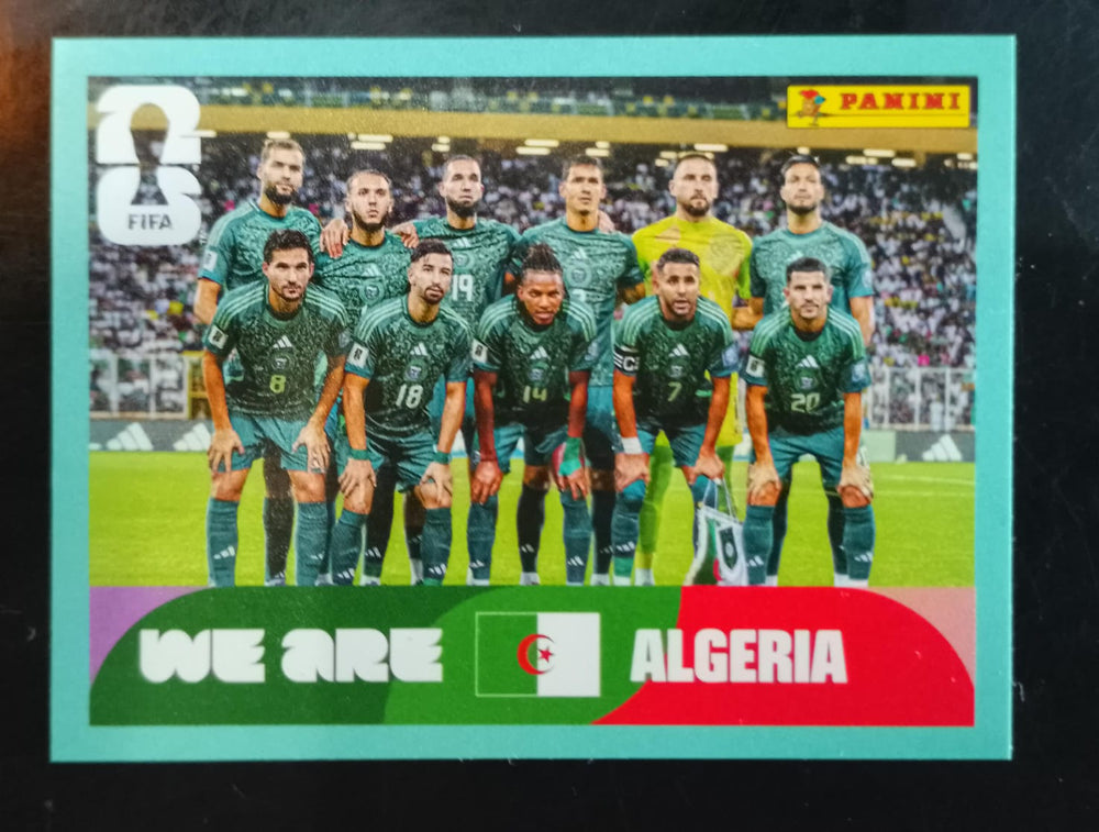 #ALG013 | Panini | Fifa World Cup Stickers | 2026 | Team Photo | Algeria