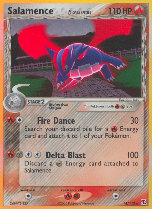 Salamence (14/113) (Delta Species) [EX: Delta Species] 