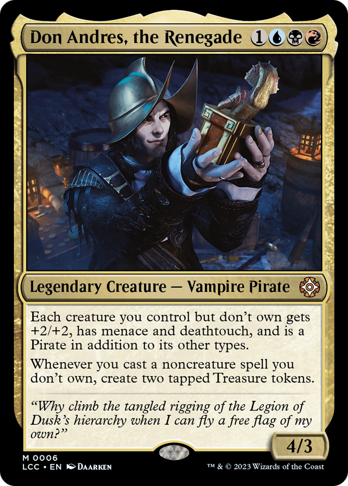 Don Andres, the Renegade [The Lost Caverns of Ixalan Commander] 