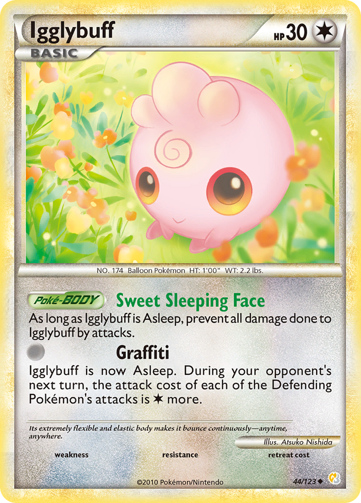 Igglybuff (44/123) [HeartGold &amp; SoulSilver: Base Set] 