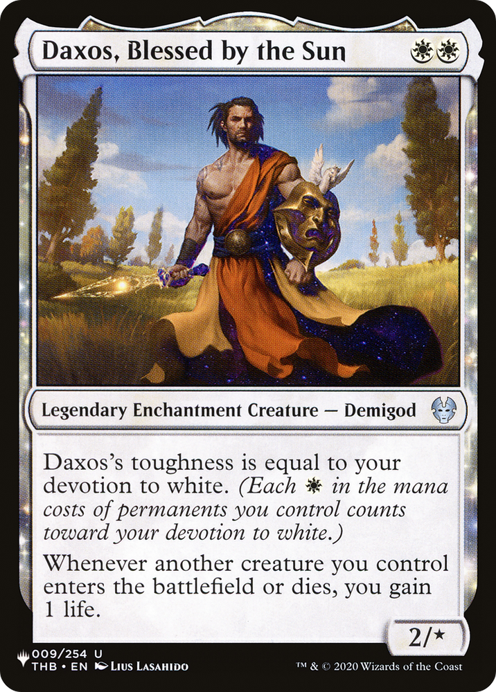 Daxos, Blessed by the Sun [The List Reprints] 