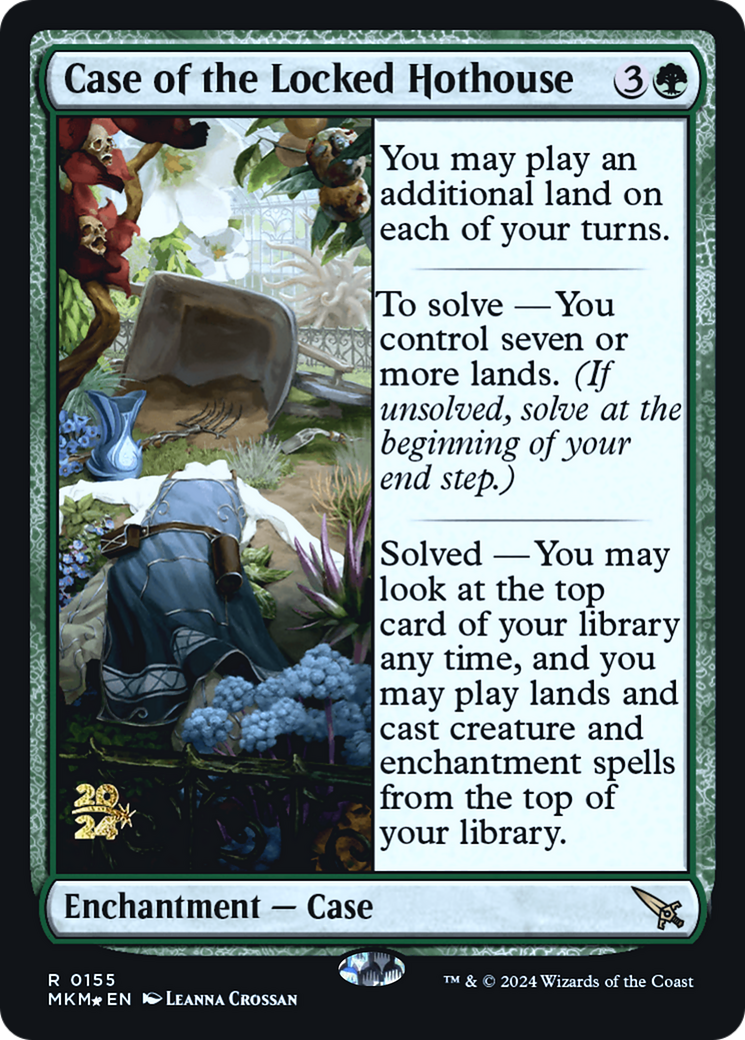 Case of the Locked Hothouse [Murders at Karlov Manor Prerelease Promos] 