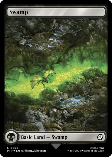 Swamp (0850) (Surge Foil) [Fallout] 