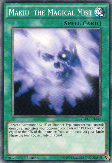Makiu, the Magical Mist [YGLD-ENA34] Common 