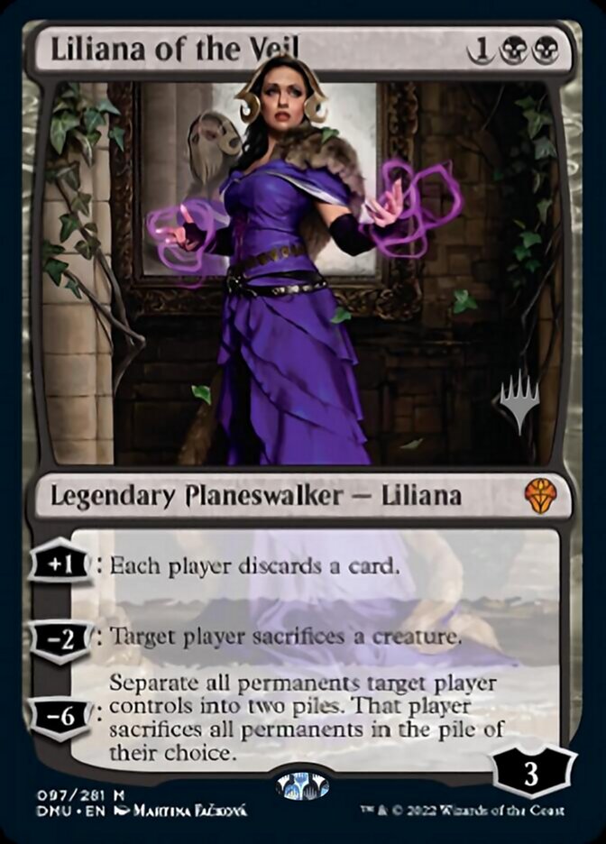 Liliana of the Veil (Promo Pack) [Dominaria United Promos] 