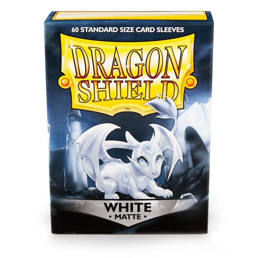 Dragon Shield: Standard 60ct Sleeves - White (Matte)