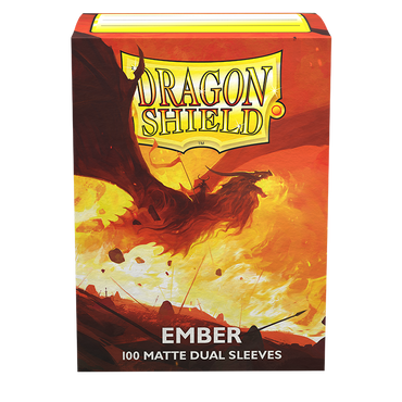 Dragon Shield: Standard 100ct Sleeves - Ember (Dual Matte) 