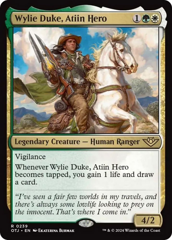 Wylie Duke, Atiin Hero [Outlaws of Thunder Junction] 