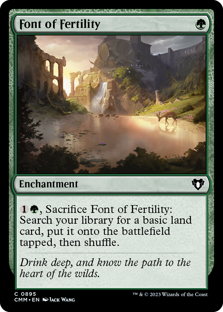 Font of Fertility [Commander Masters] 