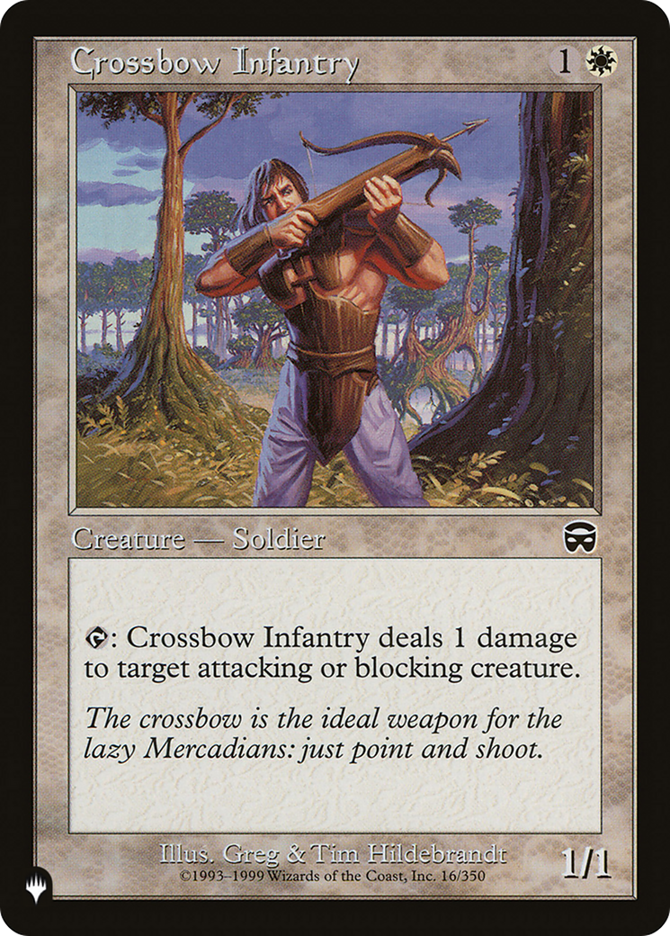 Crossbow Infantry [The List Reprints]