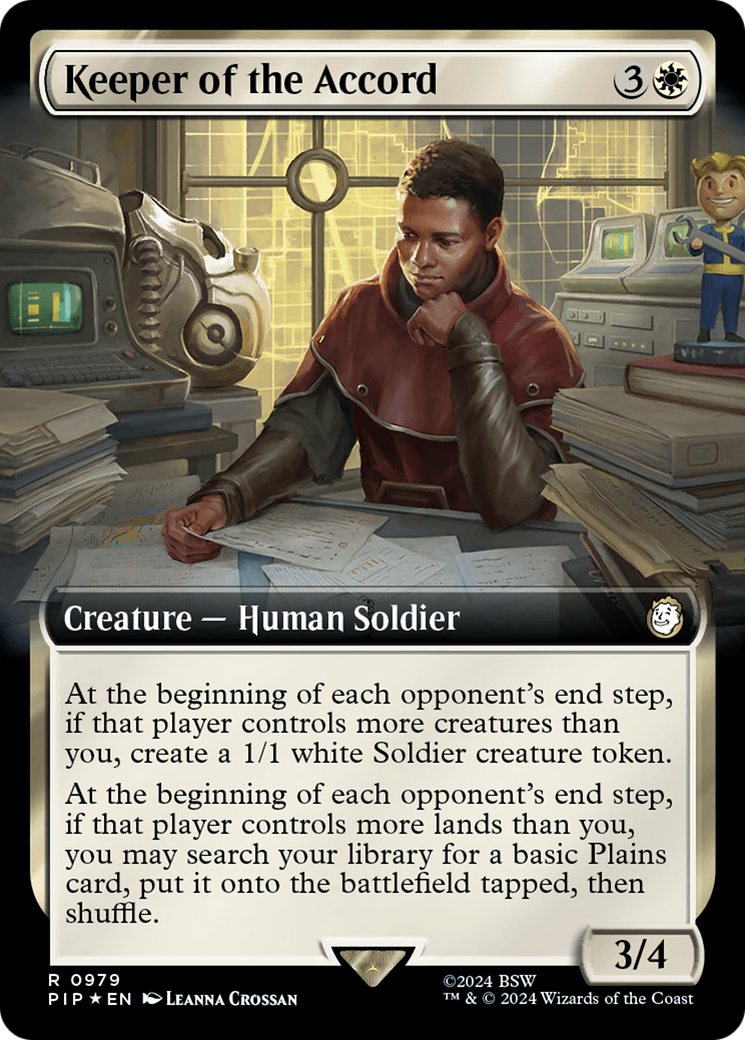 Keeper of the Accord (Extended Art) (Surge Foil) [Fallout] 