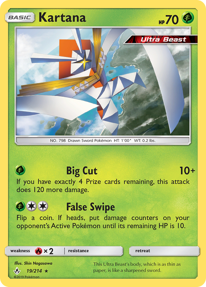 Kartana (19/214) [Sun &amp; Moon: Unbroken Bonds] 