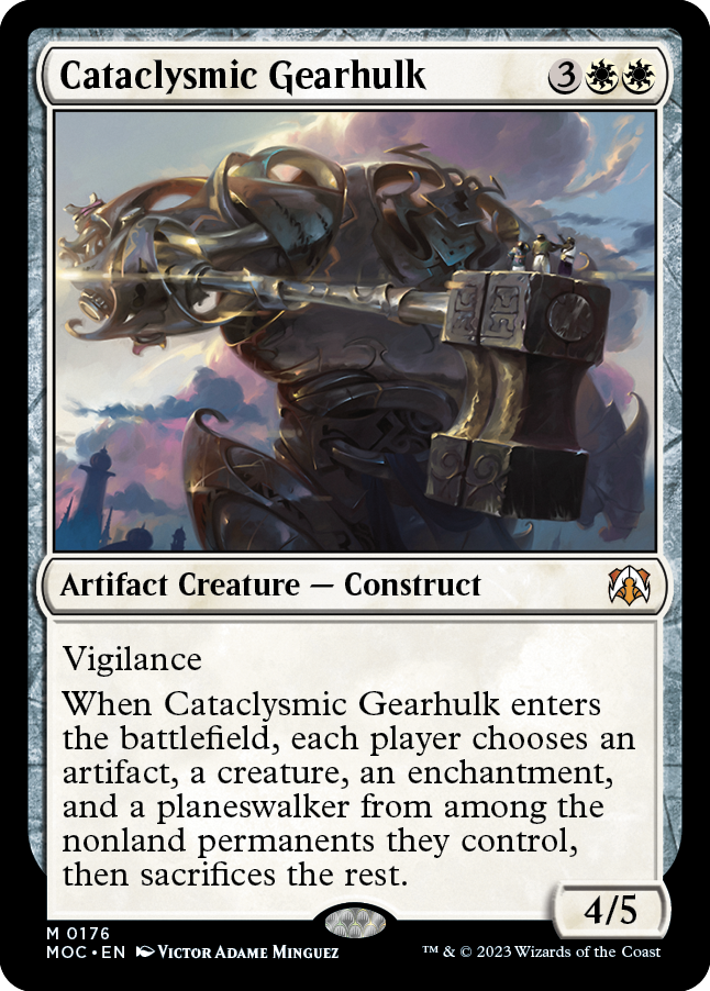 Cataclysmic Gearhulk [March of the Machine Commander] 