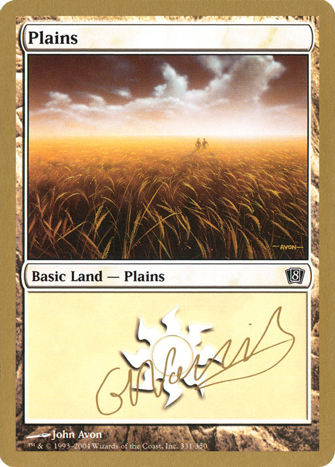 Plains (gn331) (Gabriel Nassif) [World Championship Decks 2004] 