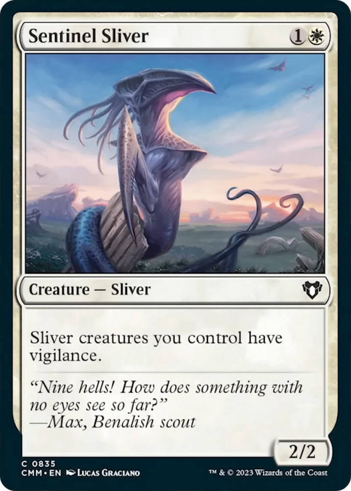 Sentinel Sliver [Commander Masters] 