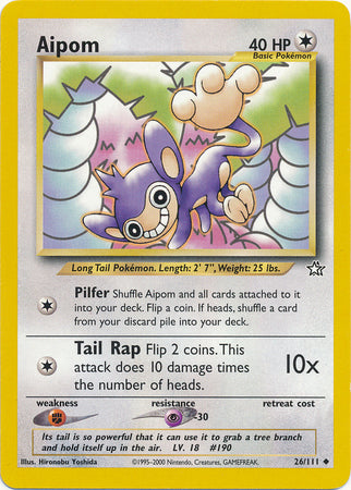Aipom (26/111) [Neo Genesis Unlimited] 