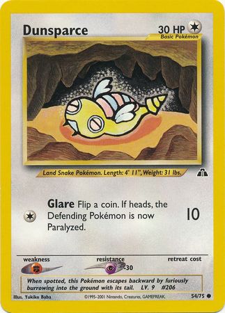 Dunsparce (54/75) [Neo Discovery Unlimited] 