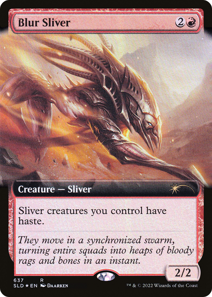 Blur Sliver (Extended Art) [Secret Lair Drop Promos] 