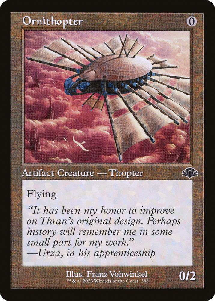 Ornithopter (Retro) [Dominaria Remastered] 