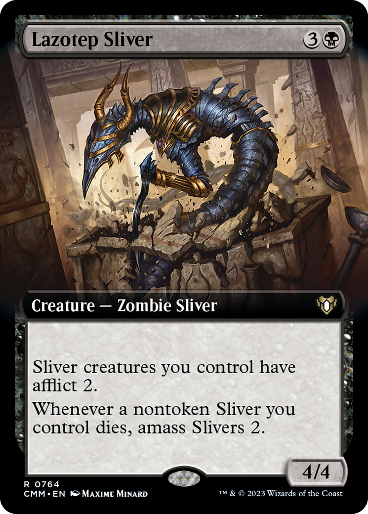 Lazotep Sliver (Extended Art) [Commander Masters] 