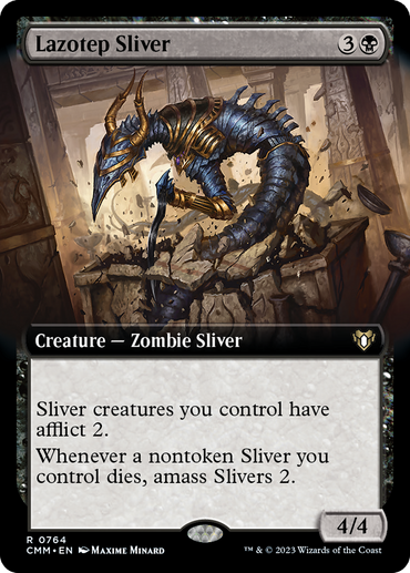 Lazotep Sliver (Extended Art) [Commander Masters] 