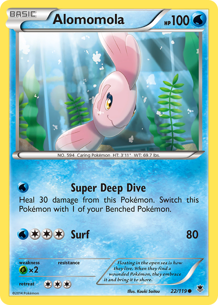 Alomomola (22/119) [XY: Phantom Forces] 
