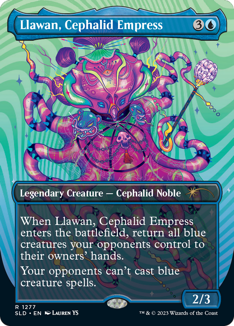 Llawan, Cephalid Empress (Borderless) [Secret Lair Drop Series] 