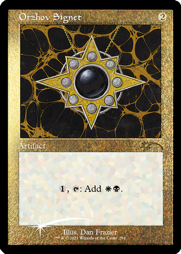 Orzhov Signet (Retro) (Foil Etched) [Secret Lair Drop Series] 