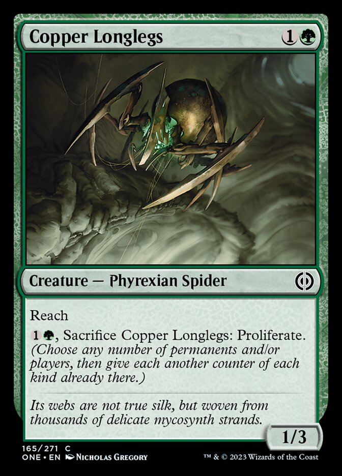 Copper Longlegs [Phyrexia: All Will Be One] 