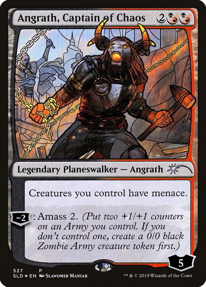 Angrath, Captain of Chaos (Stained Glass) [Secret Lair Drop Promos] 