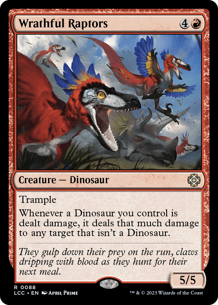 Wrathful Raptors [The Lost Caverns of Ixalan Commander] 