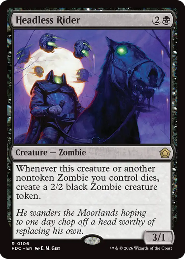 Headless Rider [Foundations Commander]