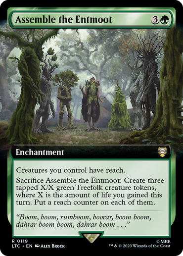 Assemble the Entmoot (Extended Art) [The Lord of the Rings: Tales of Middle-Earth Commander] 