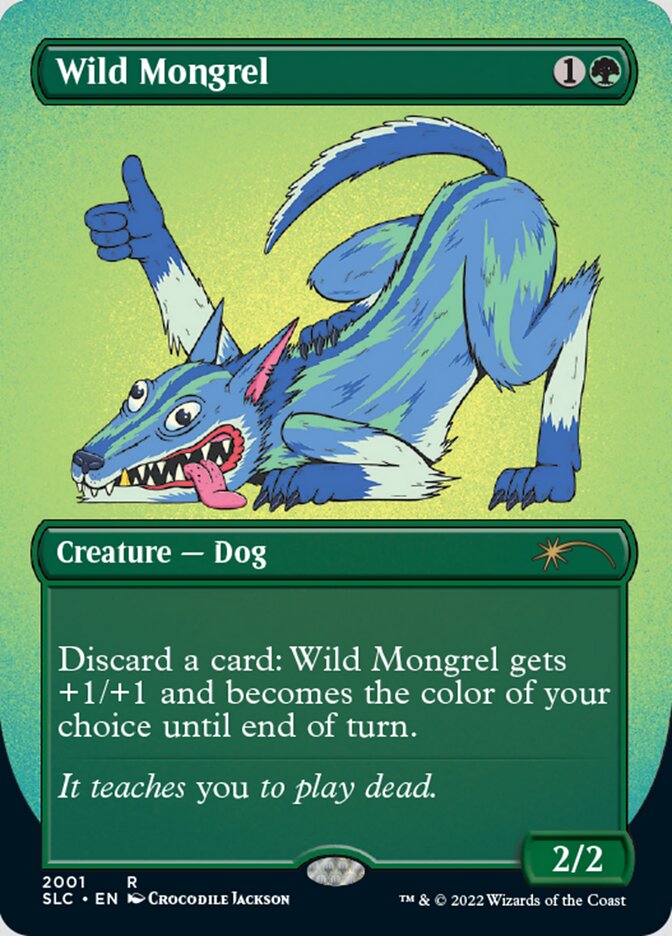 Wild Mongrel (Borderless) [Secret Lair 30th Anniversary Countdown Kit] 