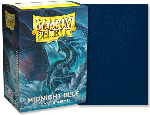 Dragon Shield: Standard 100ct Sleeves - Midnight Blue (Matte) 