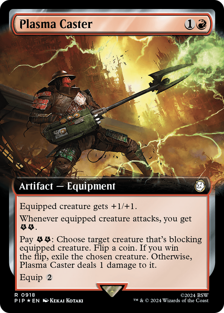 Plasma Caster (Extended Art) (Surge Foil) [Fallout] 