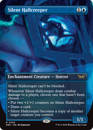 Silent Hallcreeper (Borderless) [Duskmourn: House of Horror] 