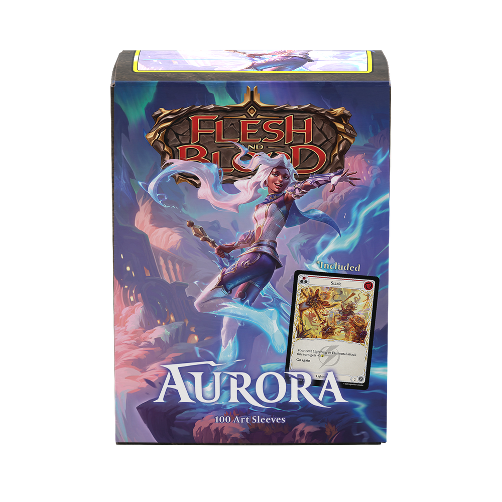 Dragon Shield: Standard 100ct Art Sleeves - Flesh and Blood (Aurora) 