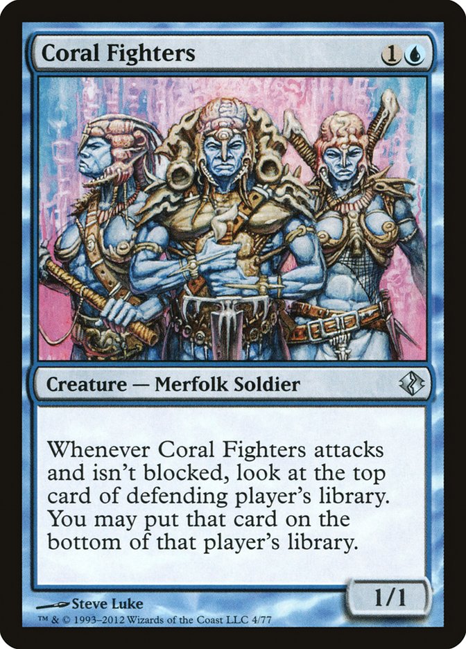 Coral Fighters [Duel Decks: Venser vs. Koth] 