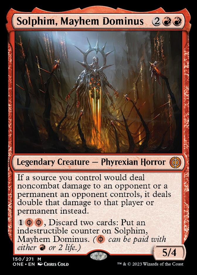 Solphim, Mayhem Dominus [Phyrexia: All Will Be One] 